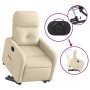 Cream Fabric Liftable Recliner by , Armchairs - Ref: Foro24-3206803, Price: 269,44 €, Discount: %