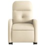 Cream Fabric Liftable Recliner by , Armchairs - Ref: Foro24-3206803, Price: 269,44 €, Discount: %