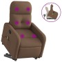 Brown Fabric Foot Recliner Massage Chair by , Armchairs - Ref: Foro24-3206808, Price: 273,87 €, Discount: %