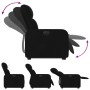 Sillón eléctrico reclinable elevable de tela negro de , Sillones - Ref: Foro24-3206815, Precio: 302,52 €, Descuento: %