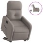 Sillón eléctrico reclinable elevable de tela gris taupe de , Sillones - Ref: Foro24-3206820, Precio: 297,84 €, Descuento: %