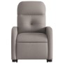 Sillón eléctrico reclinable elevable de tela gris taupe de , Sillones - Ref: Foro24-3206820, Precio: 297,84 €, Descuento: %