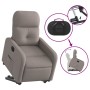 Sillón eléctrico reclinable elevable de tela gris taupe de , Sillones - Ref: Foro24-3206820, Precio: 297,84 €, Descuento: %