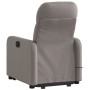 Liftable reclining electric massage chair taupe fabric by , Armchairs - Ref: Foro24-3206829, Price: 318,41 €, Discount: %