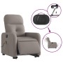 Liftable reclining electric massage chair taupe fabric by , Armchairs - Ref: Foro24-3206829, Price: 318,41 €, Discount: %