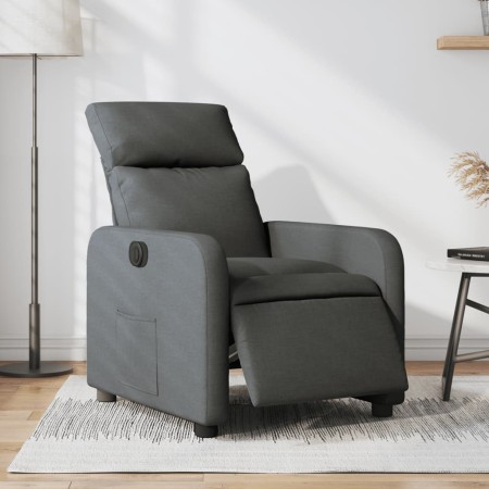 Sillón reclinable eléctrico de tela gris oscuro de , Sillones - Ref: Foro24-3206682, Precio: 241,53 €, Descuento: %