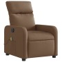 Sillón reclinable de masaje eléctrico tela marrón de , Sillones - Ref: Foro24-3206694, Precio: 231,33 €, Descuento: %