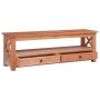 Solid mahogany wood TV cabinet 120x30x40 cm by vidaXL, TV Furniture - Ref: Foro24-283840, Price: 131,91 €, Discount: %