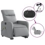 Sillón de masaje eléctrico reclinable elevable tela gris claro de , Sillones - Ref: Foro24-3206726, Precio: 300,75 €, Descuen...