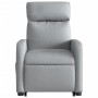 Sillón de masaje eléctrico reclinable elevable tela gris claro de , Sillones - Ref: Foro24-3206726, Precio: 300,75 €, Descuen...