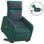 Electric reclining and lift massage armchair in dark green fabric. by , Armchairs - Ref: Foro24-3206732, Price: 330,44 €, Dis...