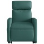 Electric reclining and lift massage armchair in dark green fabric. by , Armchairs - Ref: Foro24-3206732, Price: 330,44 €, Dis...