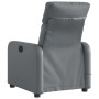 Reclining electric massage armchair in gray synthetic leather by , Armchairs - Ref: Foro24-3206745, Price: 232,43 €, Discount: %