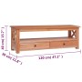 Solid mahogany wood TV cabinet 120x30x40 cm by vidaXL, TV Furniture - Ref: Foro24-283840, Price: 131,91 €, Discount: %