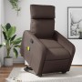 Brown Faux Leather Foot Massage Recliner by , Armchairs - Ref: Foro24-3206758, Price: 252,29 €, Discount: %