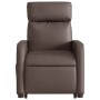 Sillón reclinable de masaje de pie de cuero sintético marrón de , Sillones - Ref: Foro24-3206758, Precio: 252,29 €, Descuento: %