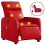 Red artificial leather electric reclining massage chair by , Armchairs - Ref: Foro24-3206747, Price: 256,88 €, Discount: %