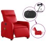 Red artificial leather electric reclining massage chair by , Armchairs - Ref: Foro24-3206747, Price: 256,88 €, Discount: %