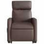 Electric lift massage chair in brown synthetic leather by , Armchairs - Ref: Foro24-3206772, Price: 293,41 €, Discount: %