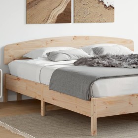 Solid pine wood headboard 200 cm by , Headboards and footboards - Ref: Foro24-842486, Price: 51,99 €, Discount: %