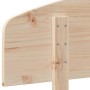 Solid pine wood headboard 180 cm by , Headboards and footboards - Ref: Foro24-842490, Price: 46,38 €, Discount: %