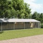 Hundekäfig Dach und Tür Stahl verzinkt grau 12x2x2 m von , Hundehütten und Zäune - Ref: Foro24-3209572, Preis: 556,52 €, Raba...