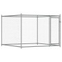 Jaula de perros con puerta acero galvanizado gris 2x2x1,5 m de , Casetas y cercados para perros - Ref: Foro24-172562, Precio:...