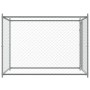 Jaula de perros con puerta acero galvanizado gris 2x2x1,5 m de , Casetas y cercados para perros - Ref: Foro24-172562, Precio:...