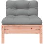 Garden sofa with cushions and footrest, 2 seats by , Modular outdoor sofas - Ref: Foro24-838183, Price: 133,37 €, Discount: %