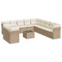 Garden sofa set 12 pieces and brown synthetic rattan cushions by , Garden sets - Ref: Foro24-3249727, Price: 1,00 €, Discount: %