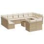 Set Gartensofas mit Kissen 13 Stück synthetisches Rattan beige von , Gartensets - Ref: Foro24-3250277, Preis: 1,00 €, Rabatt: %