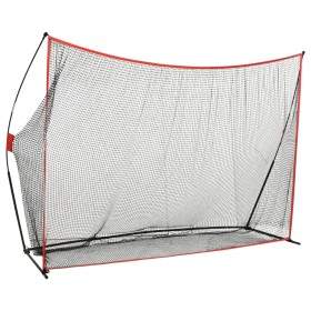 Metal golf hitting practice net 356x92.5x215 cm by , Golf learning material - Ref: Foro24-93363, Price: 113,99 €, Discount: %