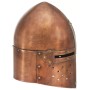 Antique medieval knight helmet replica LARP steel copper by , Collectible weapons - Ref: Foro24-286225, Price: 51,04 €, Disco...