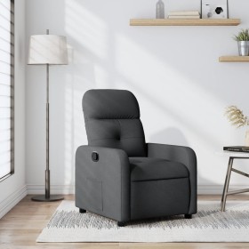 Sillón reclinable de tela gris oscuro de , Sillones - Ref: Foro24-374198, Precio: 205,99 €, Descuento: %