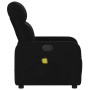 Sillón reclinable de masaje de tela negro de , Sillones - Ref: Foro24-374208, Precio: 212,95 €, Descuento: %