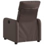 Sillón reclinable de cuero sintético marrón de , Sillones - Ref: Foro24-374185, Precio: 211,99 €, Descuento: %