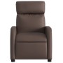 Sillón reclinable de cuero sintético marrón de , Sillones - Ref: Foro24-374185, Precio: 211,99 €, Descuento: %