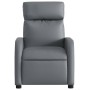 Gray synthetic leather reclining massage chair by , Armchairs - Ref: Foro24-374193, Price: 189,95 €, Discount: %