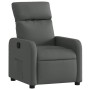 Sillón reclinable de tela gris oscuro de , Sillones - Ref: Foro24-374166, Precio: 204,96 €, Descuento: %