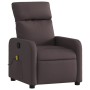 Dark Brown Fabric Reclining Massage Chair by , Armchairs - Ref: Foro24-374179, Price: 212,46 €, Discount: %