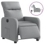 Sillón reclinable eléctrico tela gris claro de , Sillones - Ref: Foro24-3206681, Precio: 241,82 €, Descuento: %