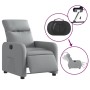 Sillón reclinable eléctrico tela gris claro de , Sillones - Ref: Foro24-3206681, Precio: 241,82 €, Descuento: %