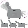 Sillón reclinable eléctrico tela gris claro de , Sillones - Ref: Foro24-3206681, Precio: 241,82 €, Descuento: %