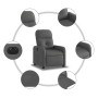 Dark Gray Fabric Power Recliner by , Armchairs - Ref: Foro24-3206778, Price: 236,99 €, Discount: %