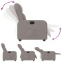 Sillón reclinable eléctrico tela gris taupé de , Sillones - Ref: Foro24-3206784, Precio: 236,82 €, Descuento: %