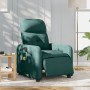 Electric massage recliner dark green fabric by , Armchairs - Ref: Foro24-3206792, Price: 259,61 €, Discount: %