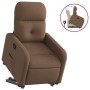 Brown Fabric Liftable Recliner by , Armchairs - Ref: Foro24-3206799, Price: 280,99 €, Discount: %