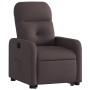 Dark brown fabric lift-up recliner by , Armchairs - Ref: Foro24-3206800, Price: 257,88 €, Discount: %