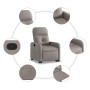 Sillón reclinable elevable tela gris taupe de , Sillones - Ref: Foro24-3206802, Precio: 257,67 €, Descuento: %