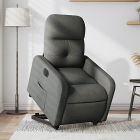 Sillón eléctrico reclinable elevable de tela gris oscuro de , Sillones - Ref: Foro24-3206814, Precio: 297,84 €, Descuento: %